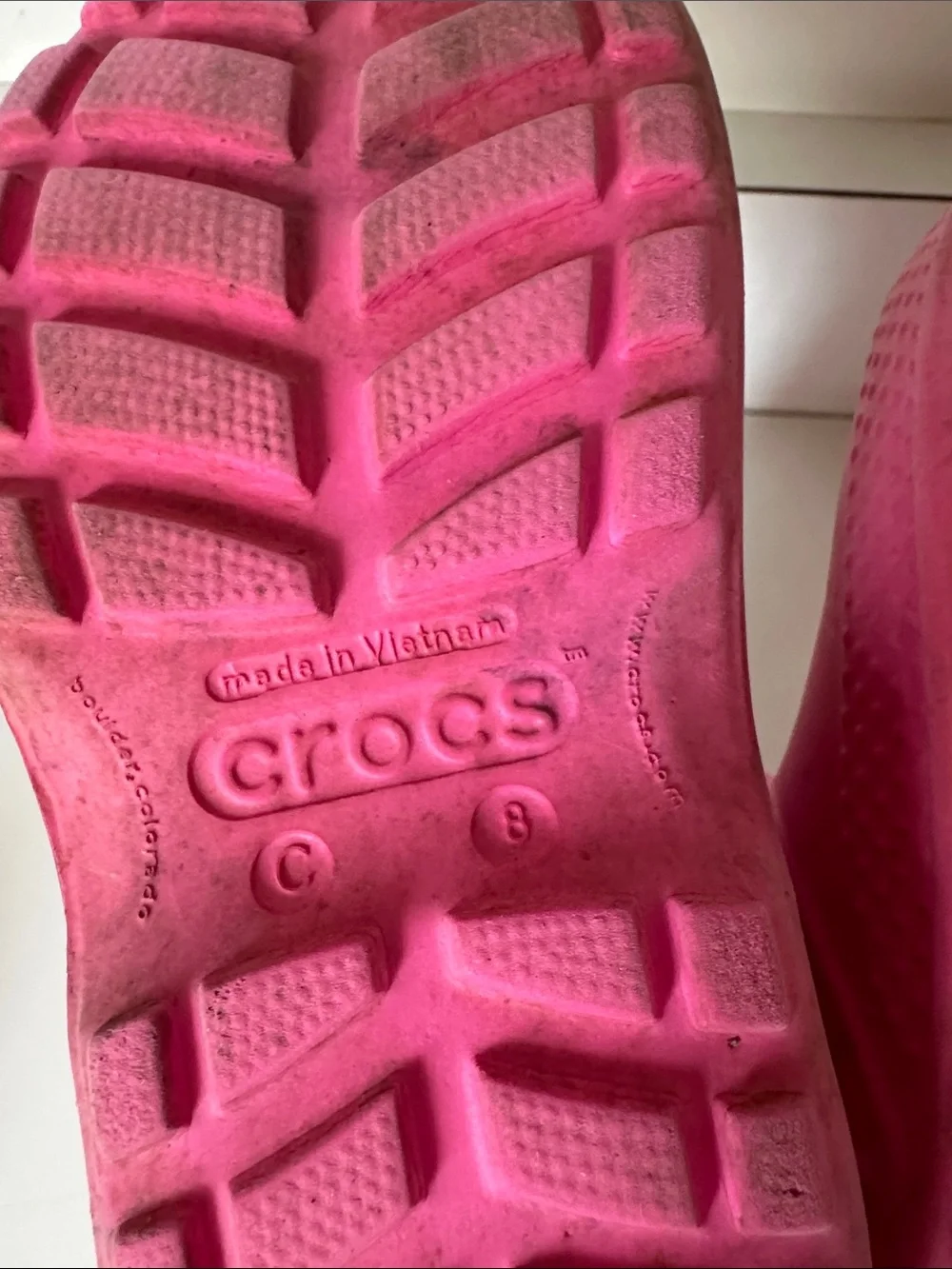 Kids Waterproof Pull-On Pink Rain Boots with Easy Grab Handles